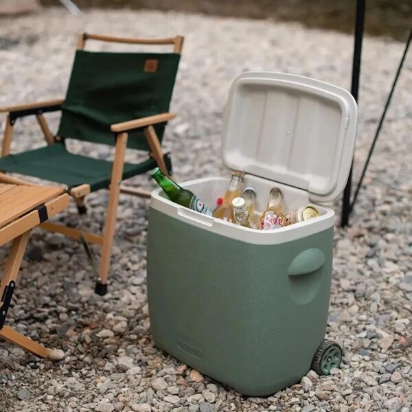 Naturehike LINDU Large Cooler Q-10H Tekerlekli Buzluk 28 Lt YEŞİL