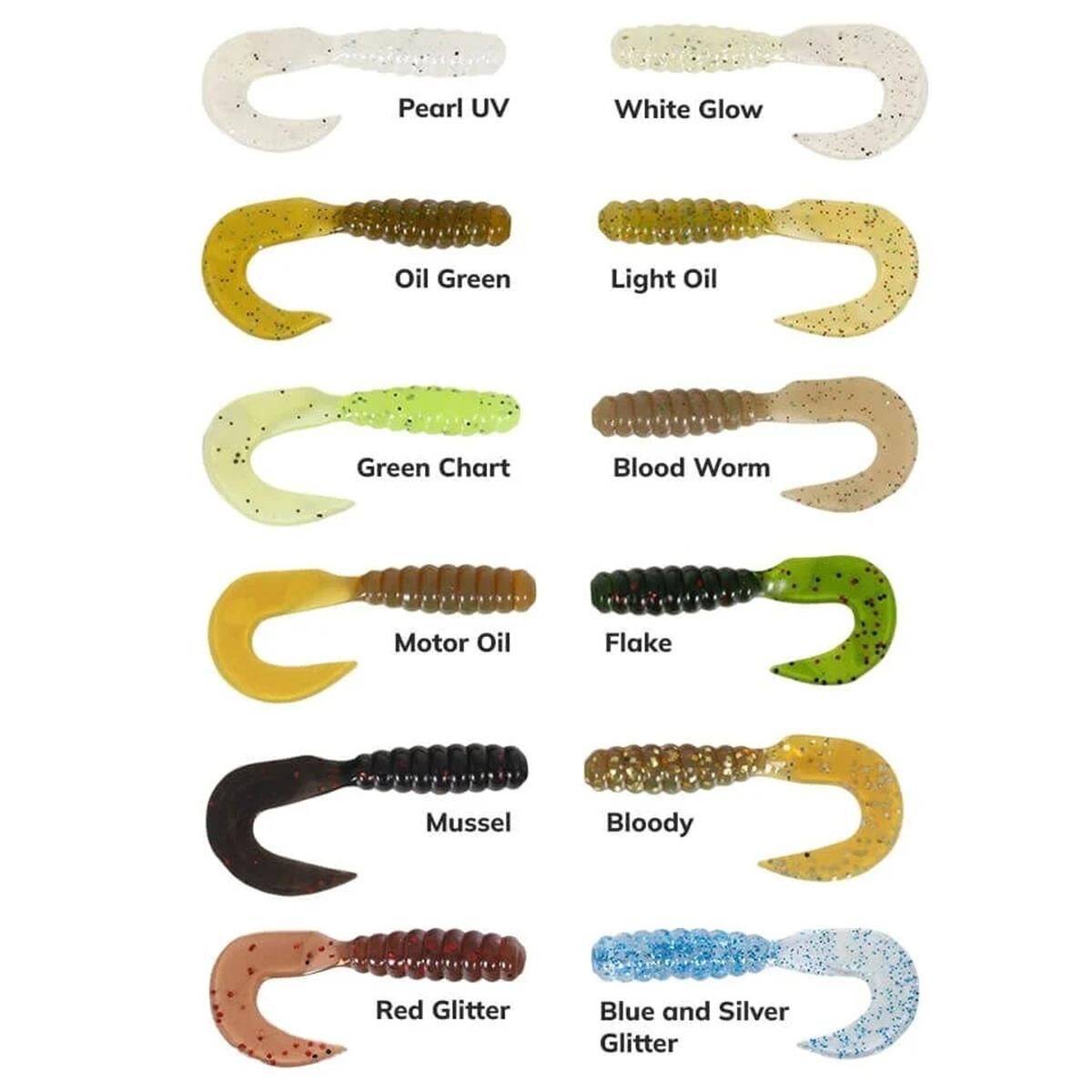 Ryuji Swim Worm 5,5cm TPR Kokulu Silikon Yem