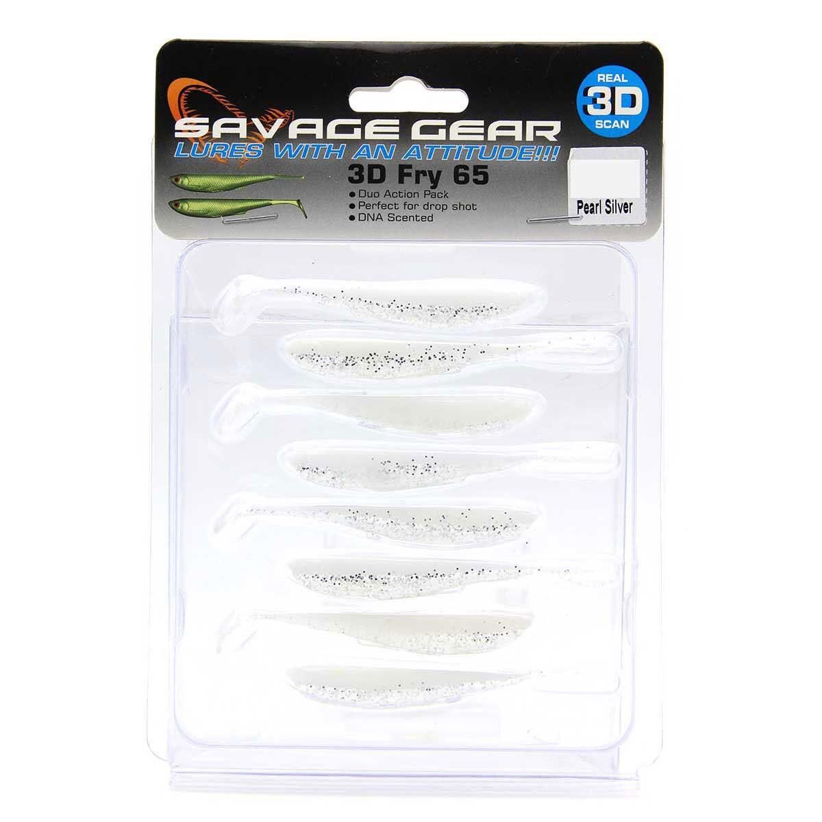 Savage Gear 3D LB Fry 65 Silikon Yem PEARL SİLVER