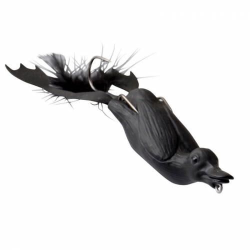 Savage Gear Hollow Duckling Wedless 7.5 cm 15 gr Silikon yem 05-Black