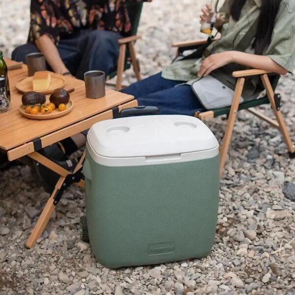 Naturehike LINDU Large Cooler Q-10H Tekerlekli Buzluk 38 Lt YEŞİL