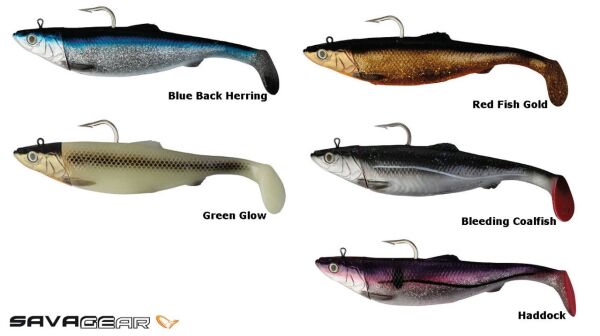 Savage gear 3D Herring Big Shad 25cm 300g 1 Adet Suni Yem Red Fish Gold