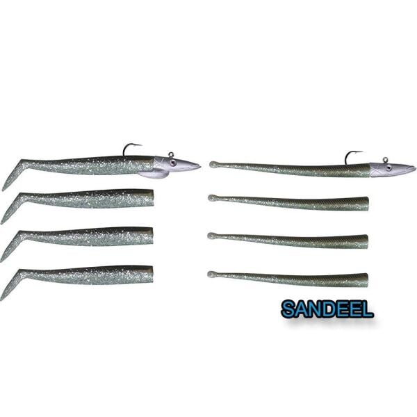 Savage Gear Mini Sandeel Kit 1+1 4+4 Suni Yem