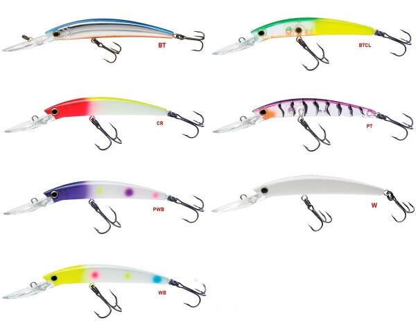 Yozuri Crystall Minnow Deep Diver Walleye 90 mm 9.5 gr Suni Yem