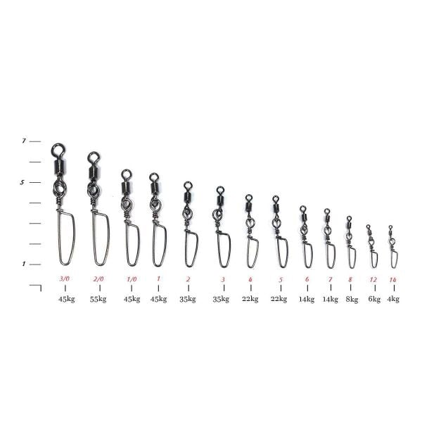 Fujin J Rolling Snap Black Nickel Bilyalı Kilitli Klips NO:7 - Black Nickel