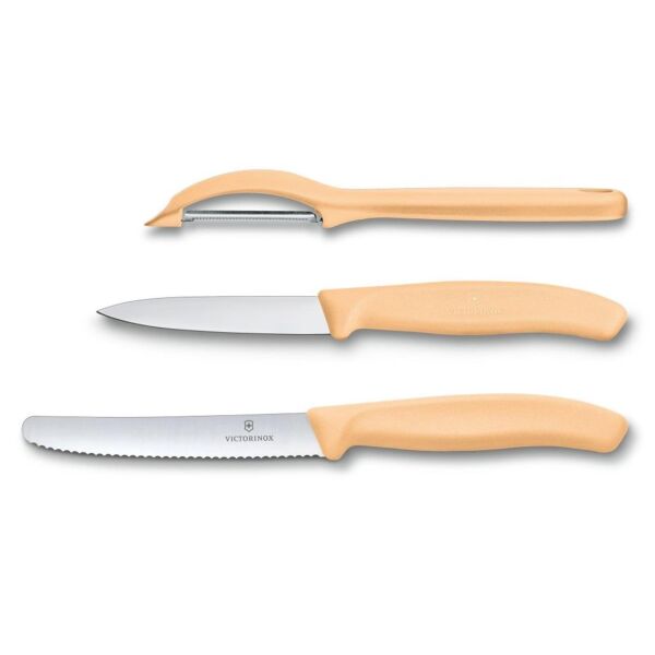 Victorinox 6.7116.31L Swiss Classic Trend Colors Soyacak ve Soyma Bıçak Seti TURUNCU