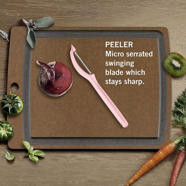 Victorinox 6.7116.31L Swiss Classic Trend Colors Soyacak ve Soyma Bıçak Seti PEMBE