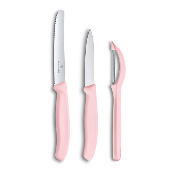 Victorinox 6.7116.31L Swiss Classic Trend Colors Soyacak ve Soyma Bıçak Seti PEMBE