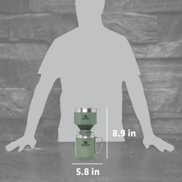 Stanley Klasik Termos Bardak ve Kahve Demleme Seti YEŞİL