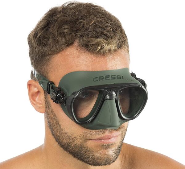 Cressi Calibro Dalış Maskesi YEŞİL
