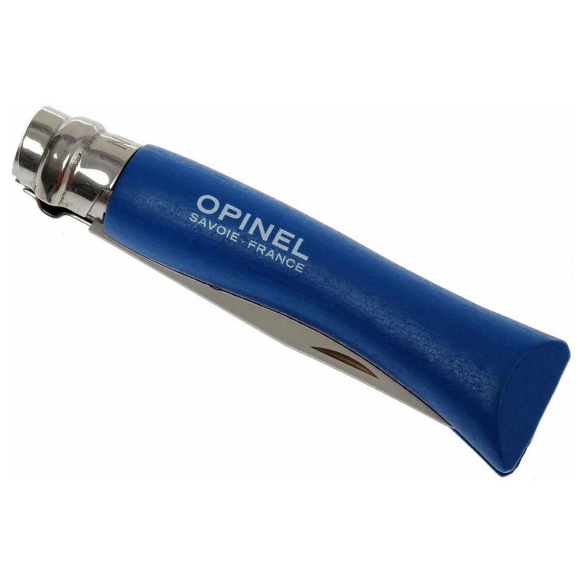 Opinel Inox No 7 Gürgen Saplı Paslanmaz Çelik Çakı MAVİ