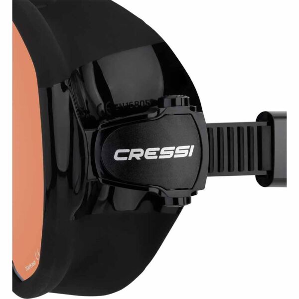 Cressi Z2 Dalış Maskesi BLACK/BLUE/ORANGE LENS