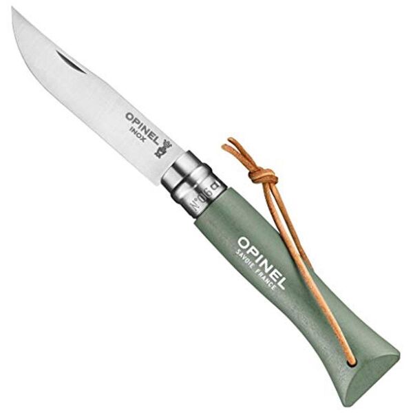 Opinel Inox Trekking No 6 Paslanmaz Çelik Çakı YEŞİL