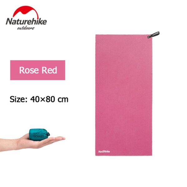 Naturehike MJ01 Ultralight Çabuk Kuruyan Mikrofiber Havlu | 40x80 cm | Rose Red