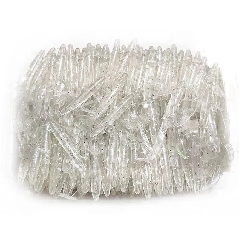 Sasi Silikon 6.5 cm Silikon Yem Gümüş Simli