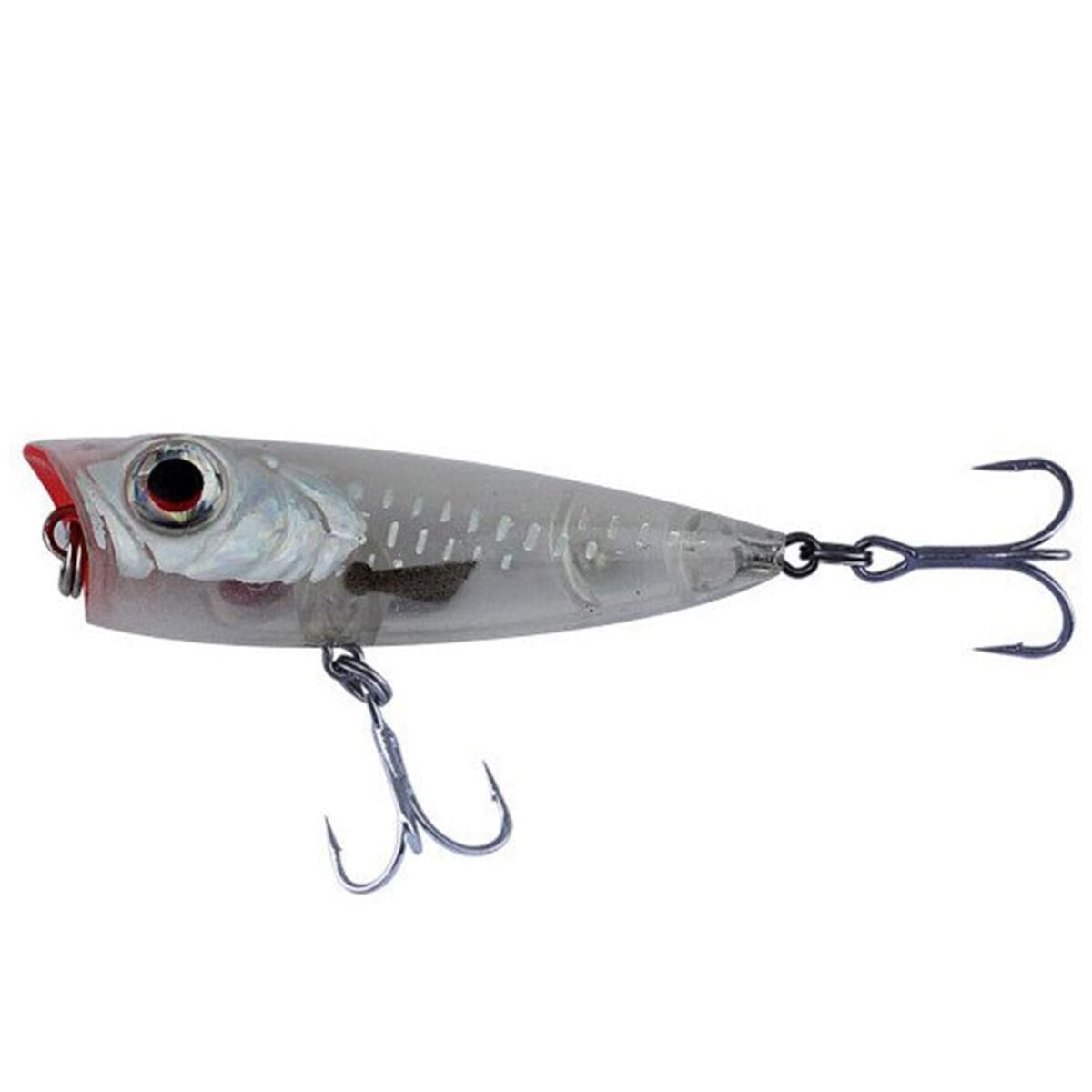 Savage Gear 3D Minnow Pop Walker 4.3Cm 3Gr Suni Yem WHİTE FLASH