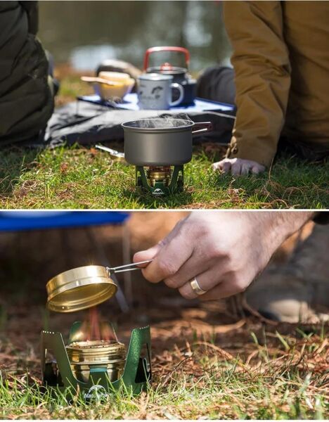 Naturehike LT01 Taşınabilir Alkol Ocağı | Kamp Ocağı GOLD