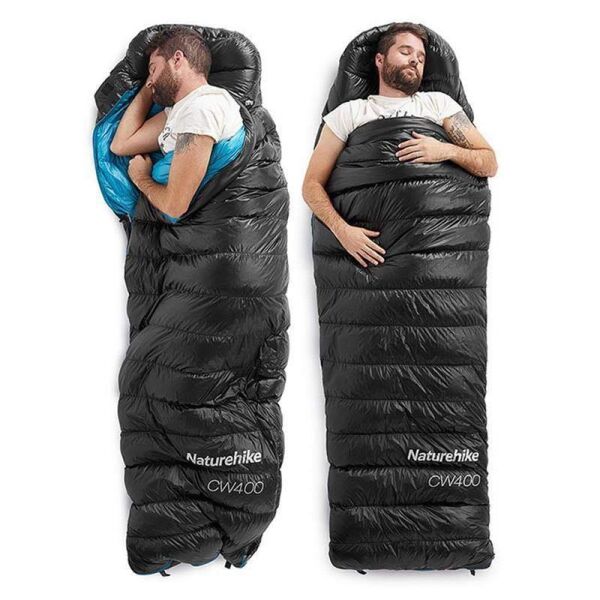 Naturehike CW400 Ultralight Kaz Tüyü Uyku Tulumu -11°C SİYAH - L