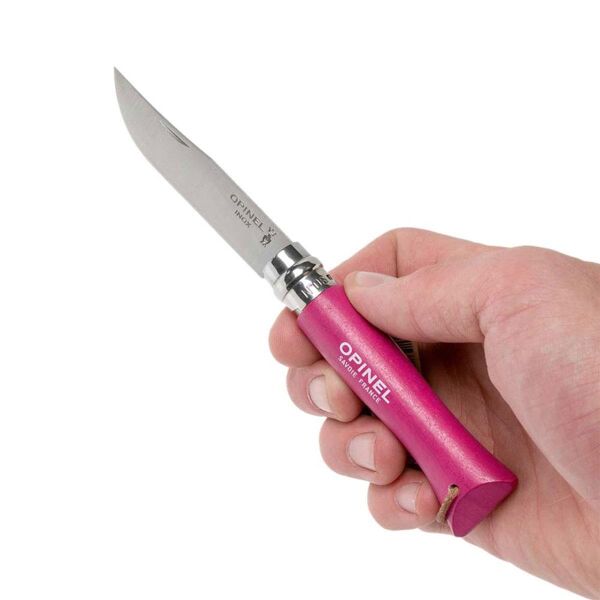 Opinel Inox Trekking No 6 Paslanmaz Çelik Çakı Fuşya