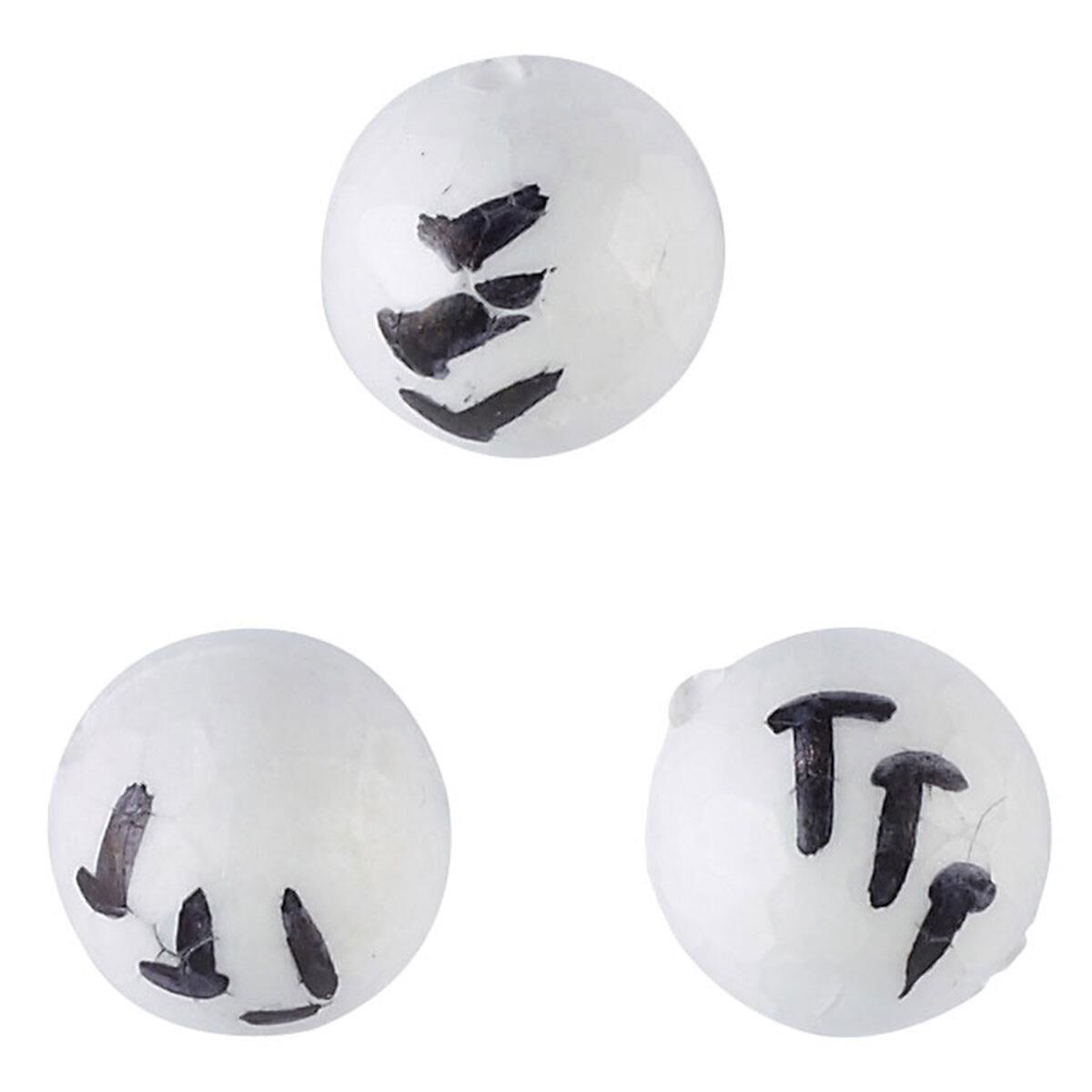 Balzer Yüzen Boncuk Siyah\Beyaz 10mm