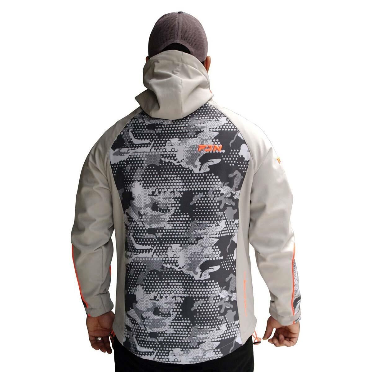 Fujin Camo Softshell Mont GRİ - XL