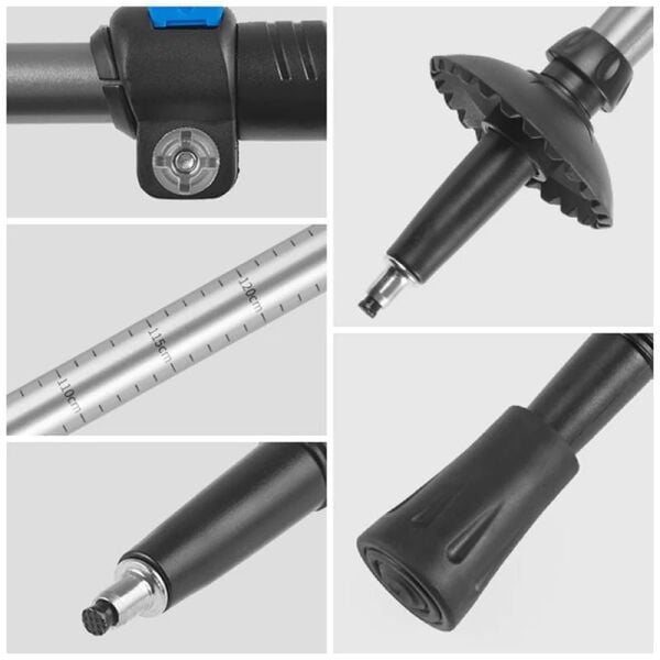 Naturehike ST01 3-Node 6061 AL Teleskopik Trekking Batonu | 62-135 cm | GOLD