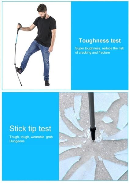 Naturehike ST01 3-Node 6061 AL Teleskopik Trekking Batonu | 62-135 cm | GOLD