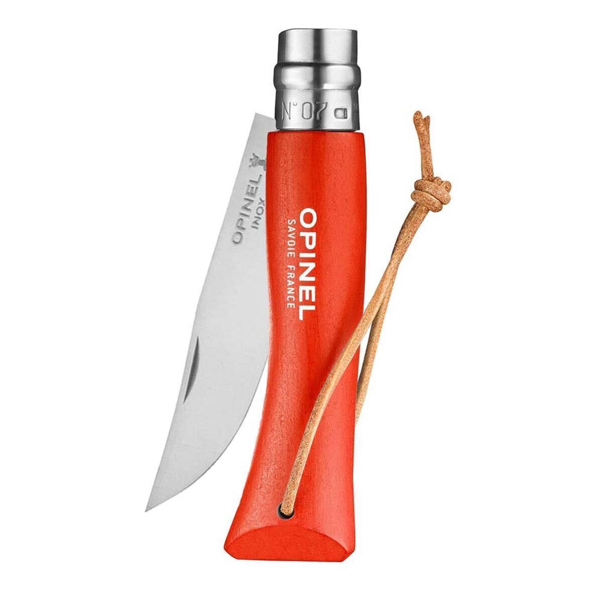 Opinel Inox Trekking No 7 Paslanmaz Çelik Çakı KIRMIZI
