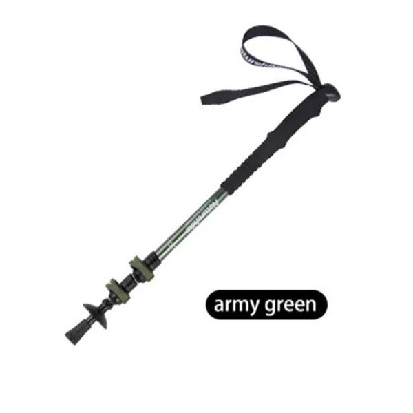 Naturehike ST01 3-Node 6061 AL Teleskopik Trekking Batonu | 62-135 cm | Army Green