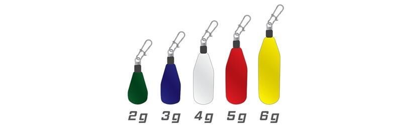 DTD Egi Sinker Set | Plastik Kaplı Kurşun Gövde