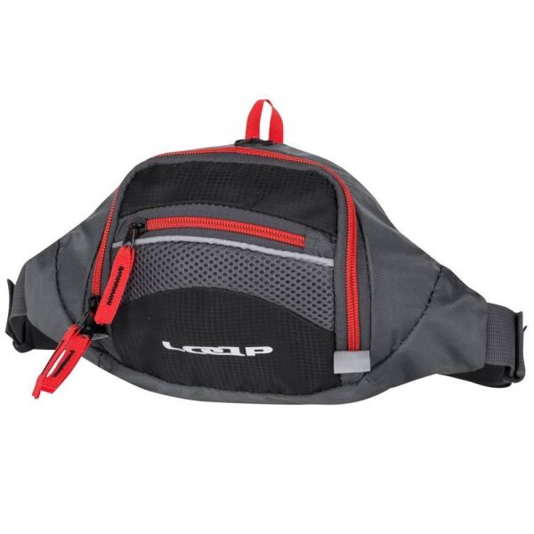 Loap Tula Funny Bel Çantası Siyah/Gri/Kırmızı