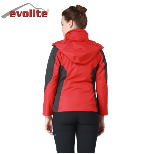 Evolite Diva Bayan 3in1 Gri/Kırmızı Mont XS