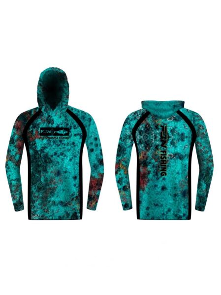 Fujin Performance Hooded Kapüşonlu T-Shirt Reef Reef - M
