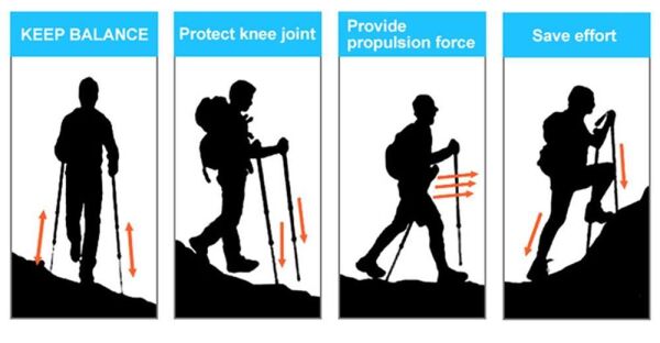 Naturehike ST01 3-Node 6061 AL Teleskopik Trekking Batonu | 57-120 cm | Army Green