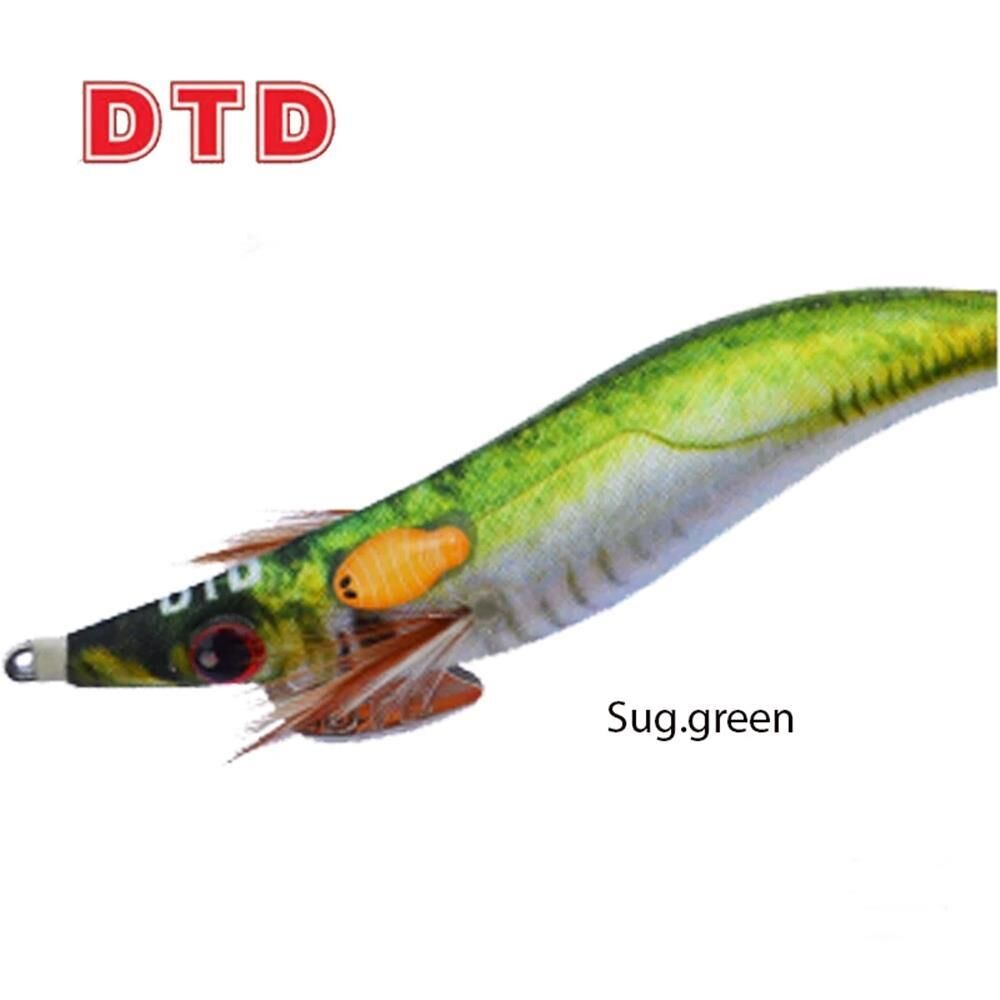 DTD Real Fish Oita 3.5 Egi Tip Run Glow 105 mm 17.5 gr Kalamar Zokası Sugarello Green