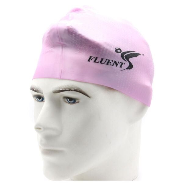 Fluent Çantalı Silikon Swim Cap Yüzücü Bone