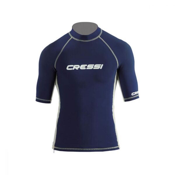 Cressi Rash Guard Man T-Shirt BLACK-WHİTE - 3XL - NO:7 - 58
