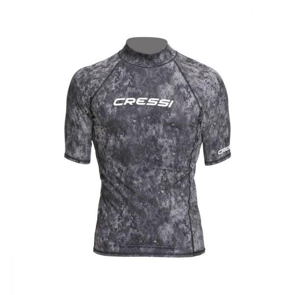 Cressi Rash Guard Man T-Shirt SİYAH GRİ KAMUFLAJ - XL