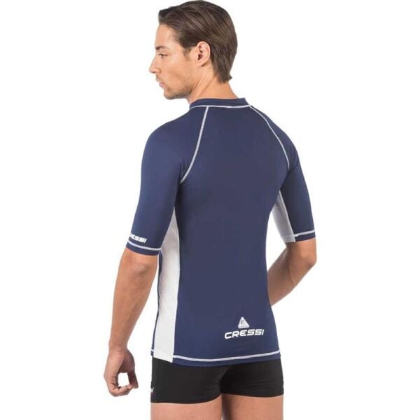 Cressi Rash Guard Man T-Shirt BLACK - ORANGE - M - NO:3