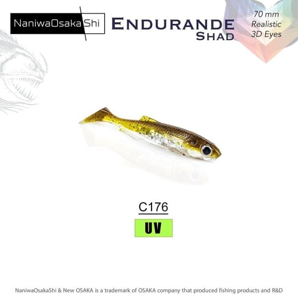 NaniwaOsakaShi Endurande Shad 70mm Silikon Yem