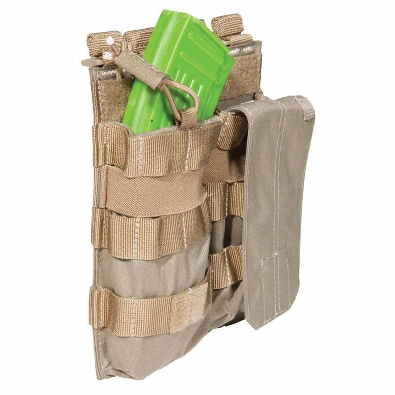 5.11 AK Bungee Cover Çiftli Şarjör Kılıfı TAŞ KUMU