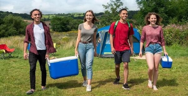 Coleman 3-Piece Cooler Combo 48 QT 45.4 Lt BL Combo 5 QT 3 Gal. C002 Buzluk Set MAVİ