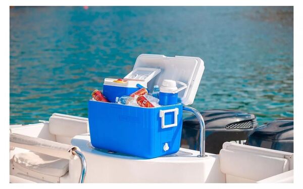 Coleman 3-Piece Cooler Combo 48 QT 45.4 Lt BL Combo 5 QT 3 Gal. C002 Buzluk Set MAVİ