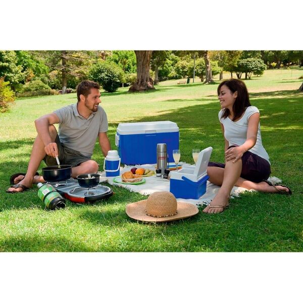 Coleman 3-Piece Cooler Combo 48 QT 45.4 Lt BL Combo 5 QT 3 Gal. C002 Buzluk Set MAVİ
