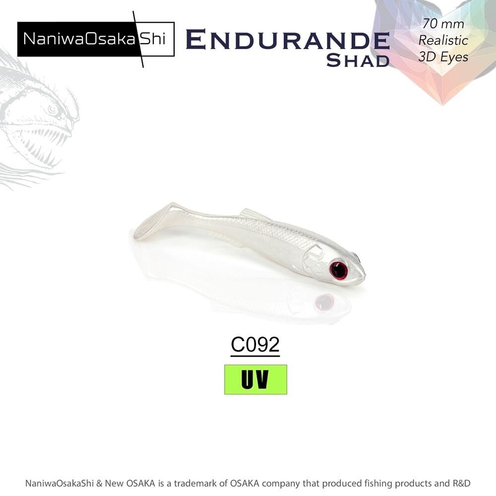 NaniwaOsakaShi Endurande Shad 70mm Silikon Yem C092