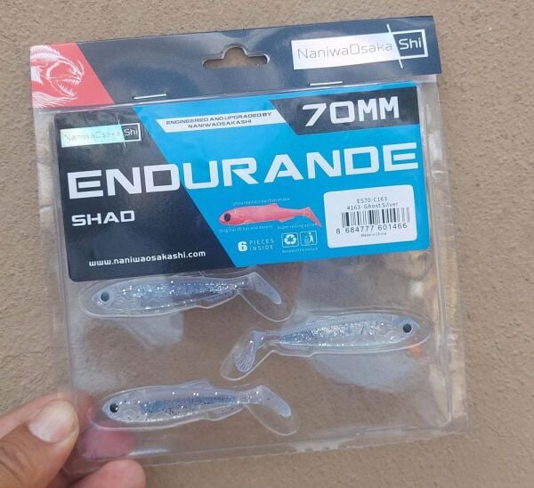 NaniwaOsakaShi Endurande Shad 70mm Silikon Yem C163