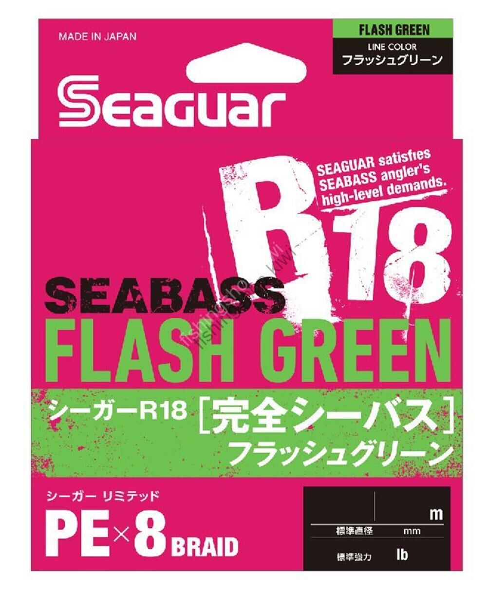SeaGuar R18 Seabass Flash Green PE 8 Örgü Spin İp Misina 150 mt Flash Green - 0,148 mm
