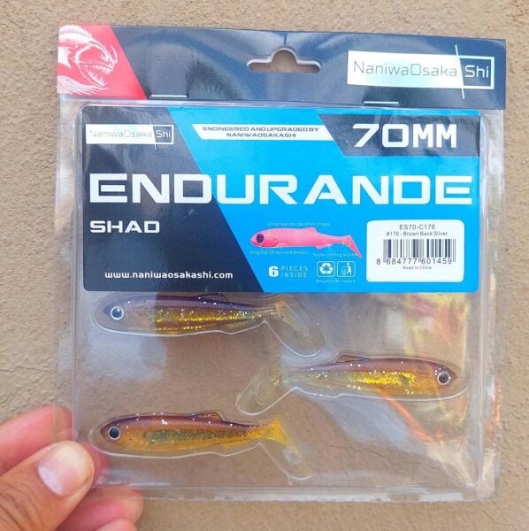 NaniwaOsakaShi Endurande Shad 70mm Silikon Yem C176