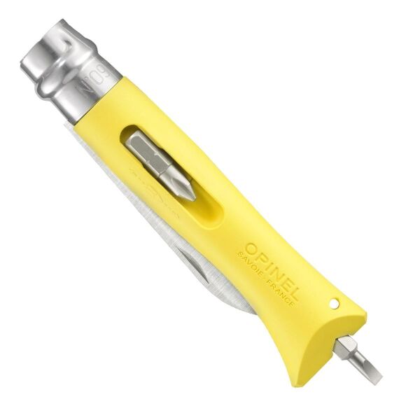 Opinel Inox No 9 Bricolage Çok Amaçlı Paslanmaz Çelik Çakı Sarı