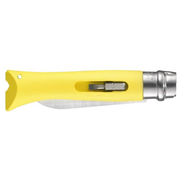 Opinel Inox No 9 Bricolage Çok Amaçlı Paslanmaz Çelik Çakı Sarı